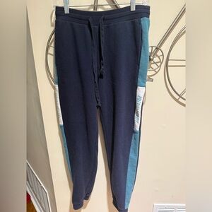 American Eagle Outfitters Women’s Dark Blue Joggers Teal Accents Vintage Size S
